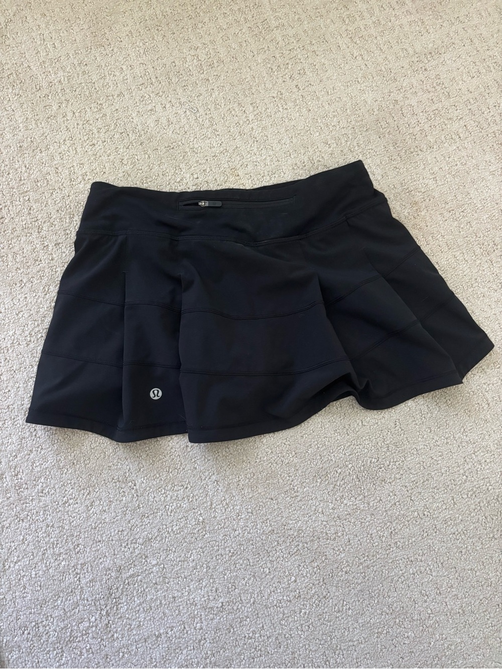 lululemon athletica Black Athletic Skirt